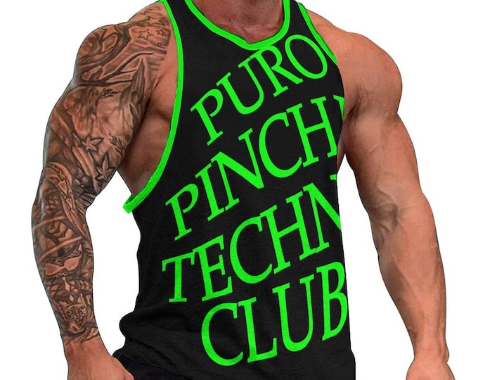 Puro Pinche Techno Club Tank Top | EDM Rave Festival | Gym Tank
