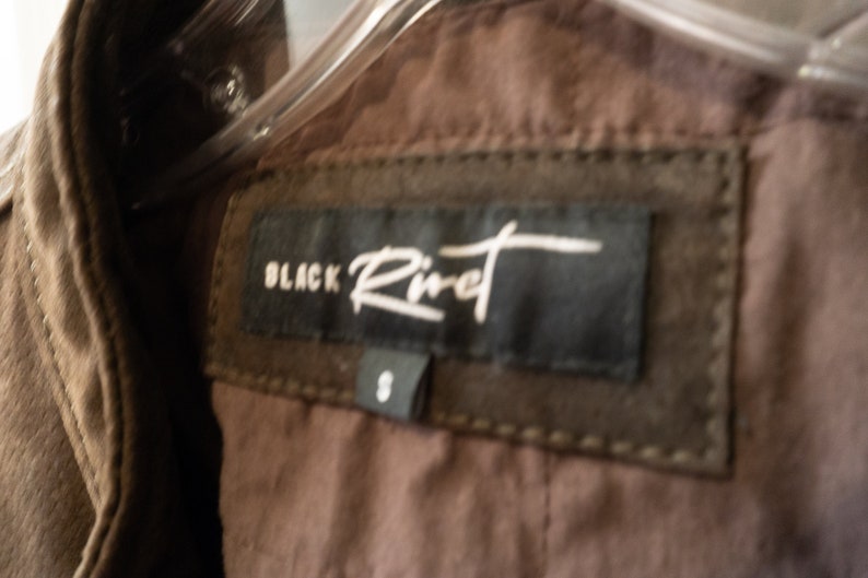 Black Rivet 100/% Leather Jacket