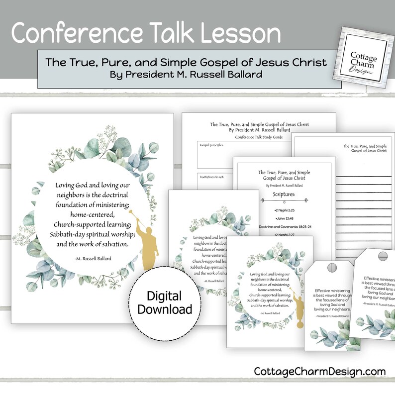 The Correct, All-natural, and Very simple Gospel of Jesus Christ via M. Russell Ballard, 2019 Meeting Printable Lesson image relating to Simple Plan of Salvation Printable identified as The Correct, All-natural, and Very simple Gospel of Jesus Christ by means of M. Russell Ballard, 2019 Meeting Printable Lesson