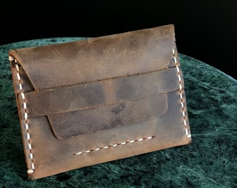 Personalized Groomsmen Gift, Leather Wallet, Distressed Wallet, Front pocket wallet, Man Wallet, Card Holder, Wedding gift ID: TEXAS001