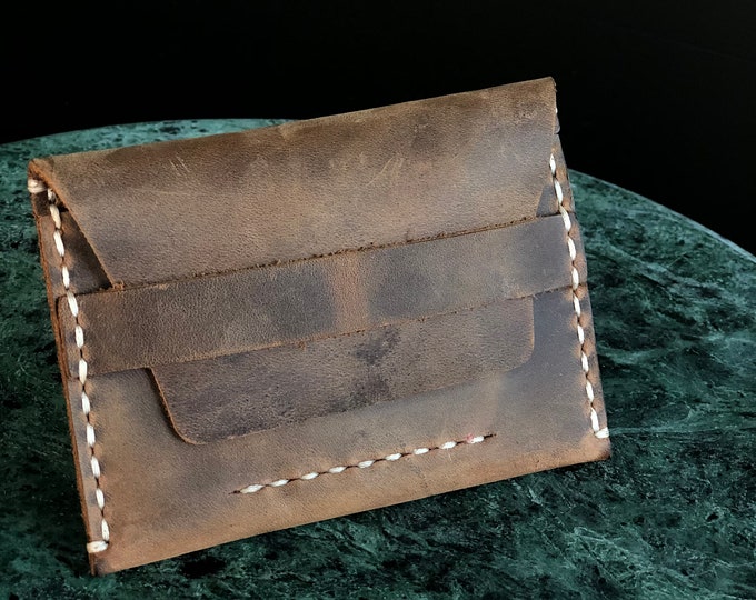 Personalized Groomsmen Gift, Leather Wallet, Distressed Wallet, Front pocket wallet, Man Wallet, Card Holder, Wedding gift ID: TEXAS001