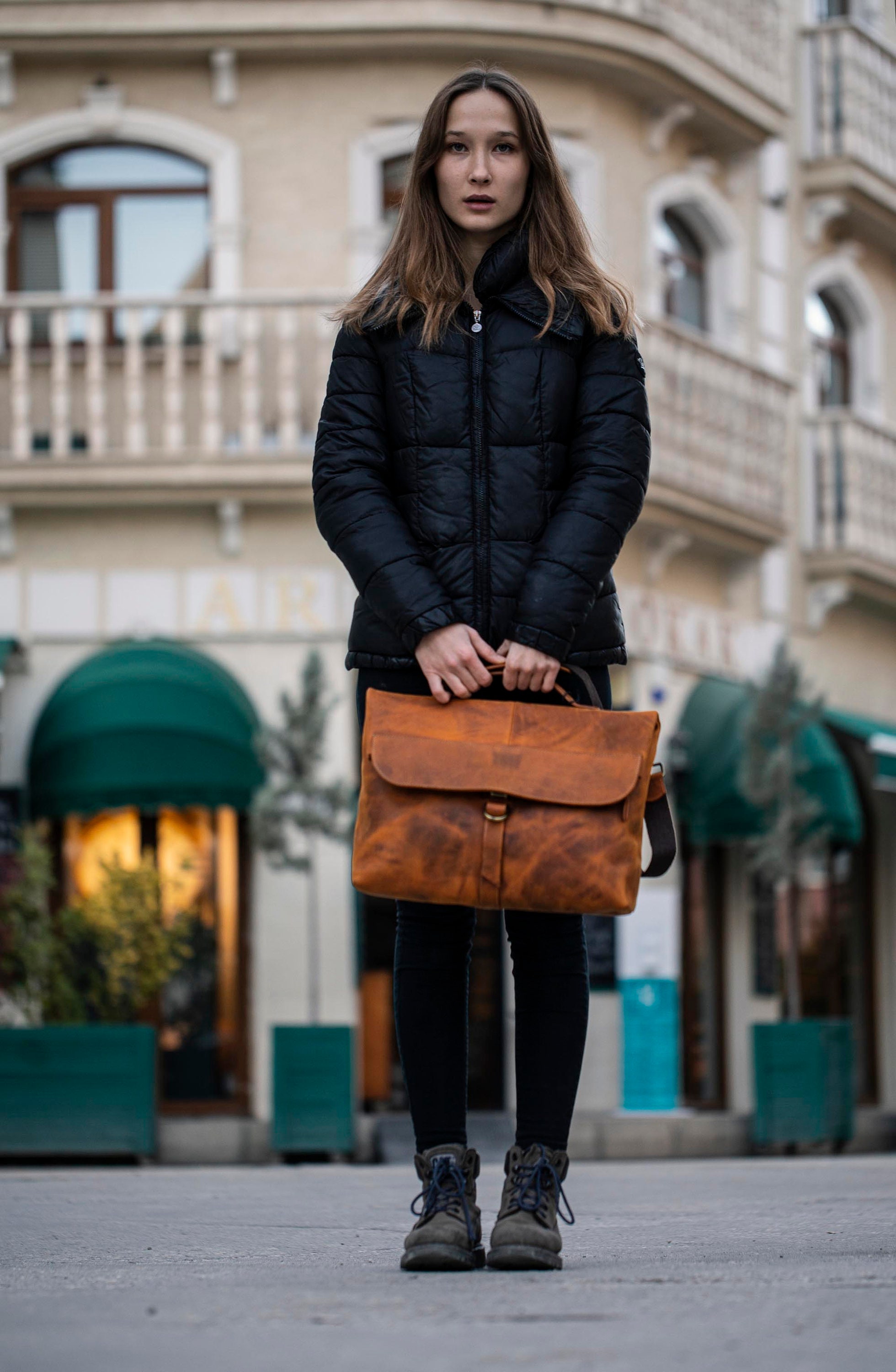 Men's Leather Laptop Bags: Full-grain & Handmade