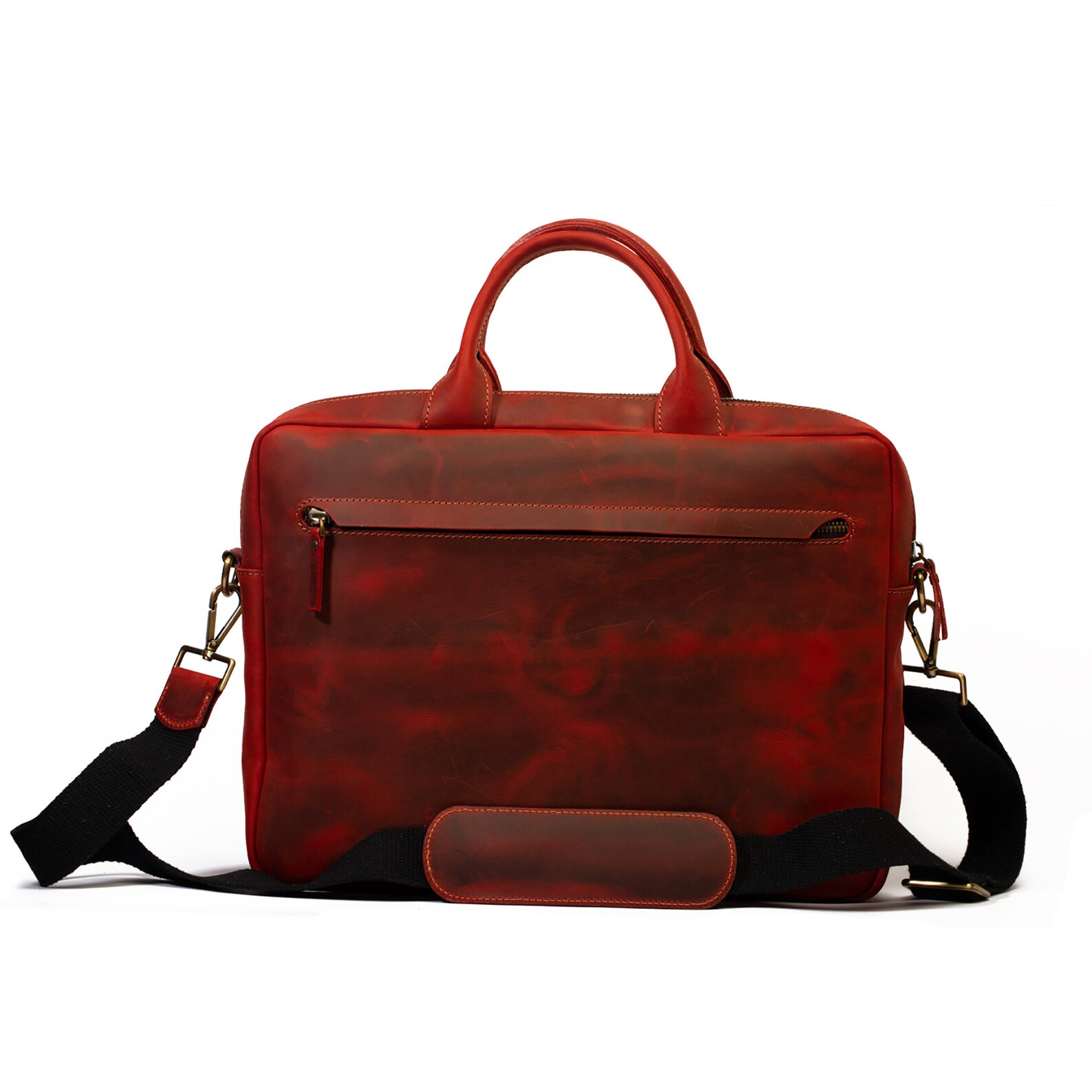 Leather Briefcase Brown Leather Briefcase Men Leather Etsy