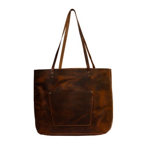 Leather Tote Bag Handmade Leather Purse Large Leather Handbag Leather ...