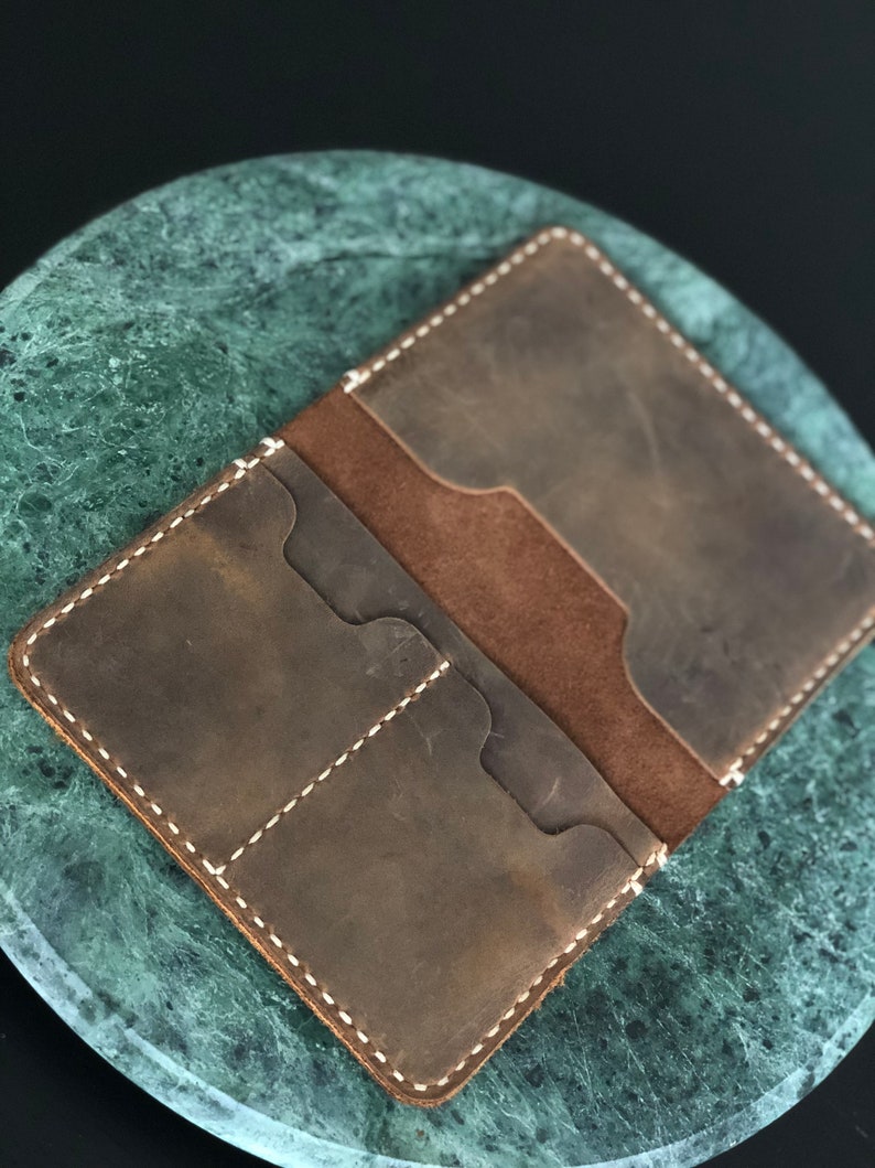 Leather Passport Holder Leather Travel Wallet Distressed Etsy