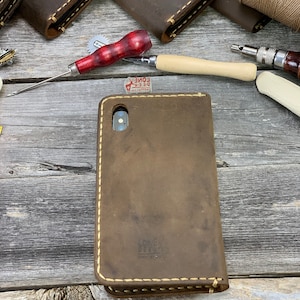 iPhone Xr Case, iPhone Xr Leather Wallet Case, PERSONALIZED Leather Cover Case - TEXAS012 image 9