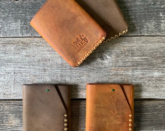 Leather Wallet, Leather Cardholder, Distressed Leather Wallet, Personalized Leather Wallet,Leather Cardholder ID: TEXAS026