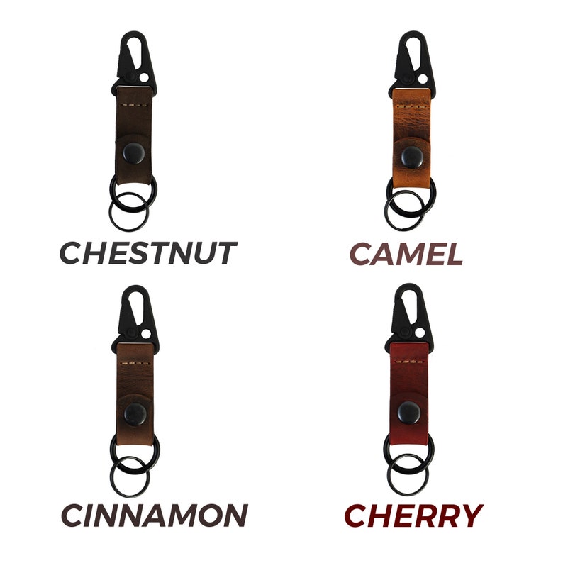 Personalized Leather Keychain. Custom Leather Keychain. Etsy