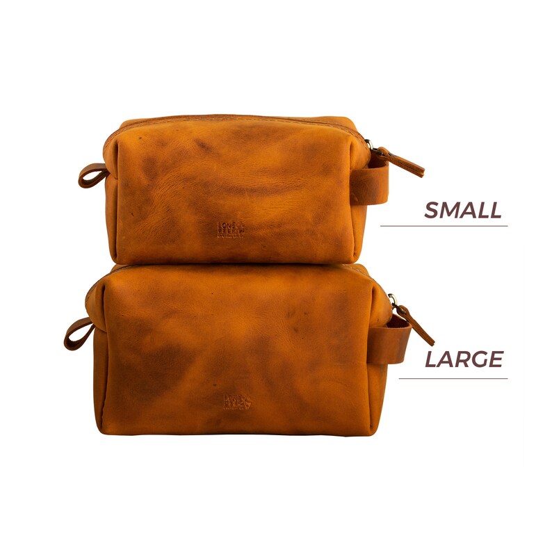 Valentines Day Gift for Him Personalized Leather Dopp Kit Etsy