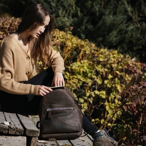 Leather Backpack, Leather Backpack, Leather Laptop Bag, Leather Rucksack, Unisex Backpack, Leather Tote Bag, Women bag, leather bag