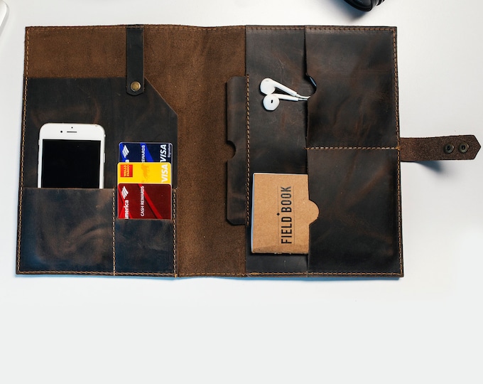 Leather iPad cover, Leather Notebooks Cover, Cover, Daily Diary, Leather Cover, Leather Organizer, Travel Accessories,
