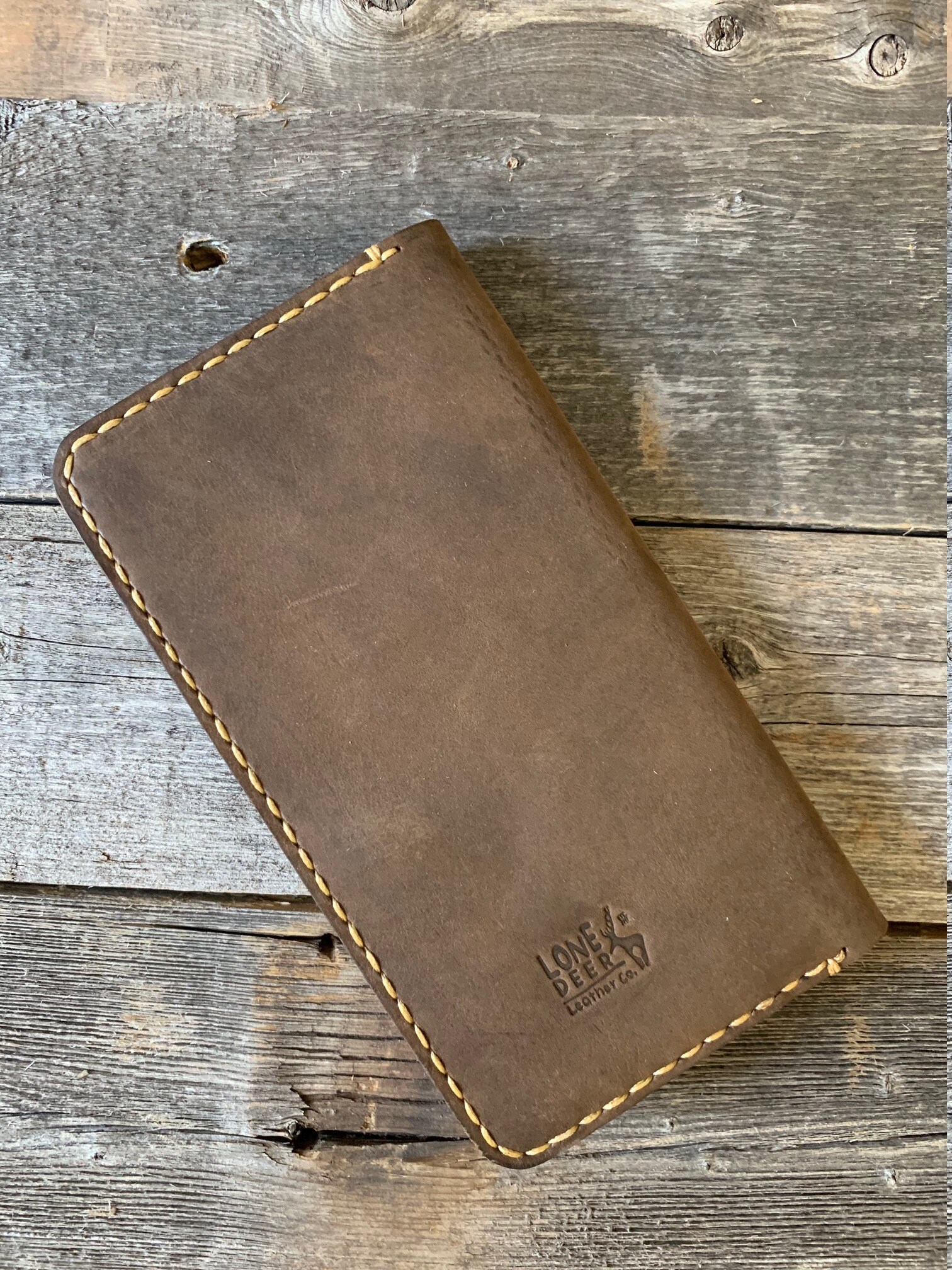 Custom Tooled Leather Checkbook Cover — 33 Ranch & Saddlery, LLC