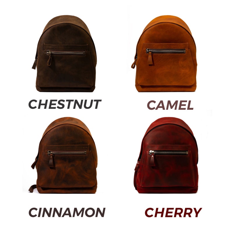 Leather Backpack Casual Backpack Laptop Leather Rucksack Etsy