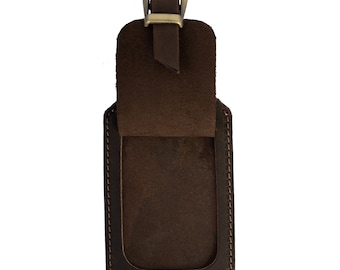 Personalized leather luggage tags/Wedding Favors