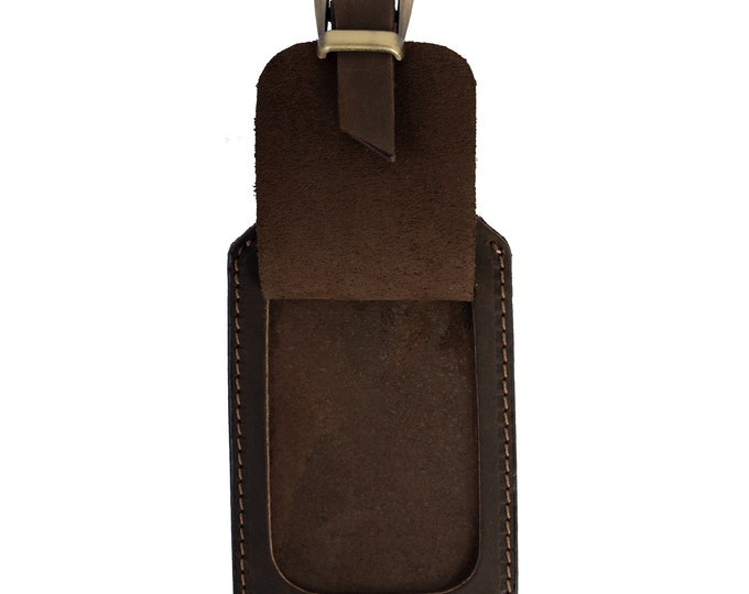 Personalized leather luggage tags/Wedding Favors