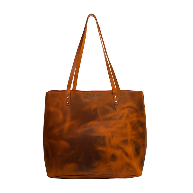 Leather Tote Bag Handmade Leather Purse Large Leather Handbag Etsy