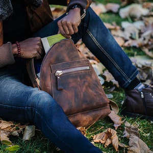 Backpack, Leather Backpack, Retro Metropolitan Fashion, Urban Style, Gift, School Genuine Leather Backpack, Unisex