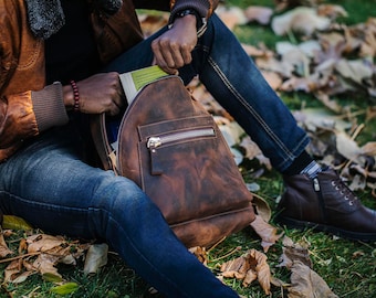 Backpack, Leather Backpack, Retro Metropolitan Fashion, Urban Style, Gift, School Genuine Leather Backpack, Unisex