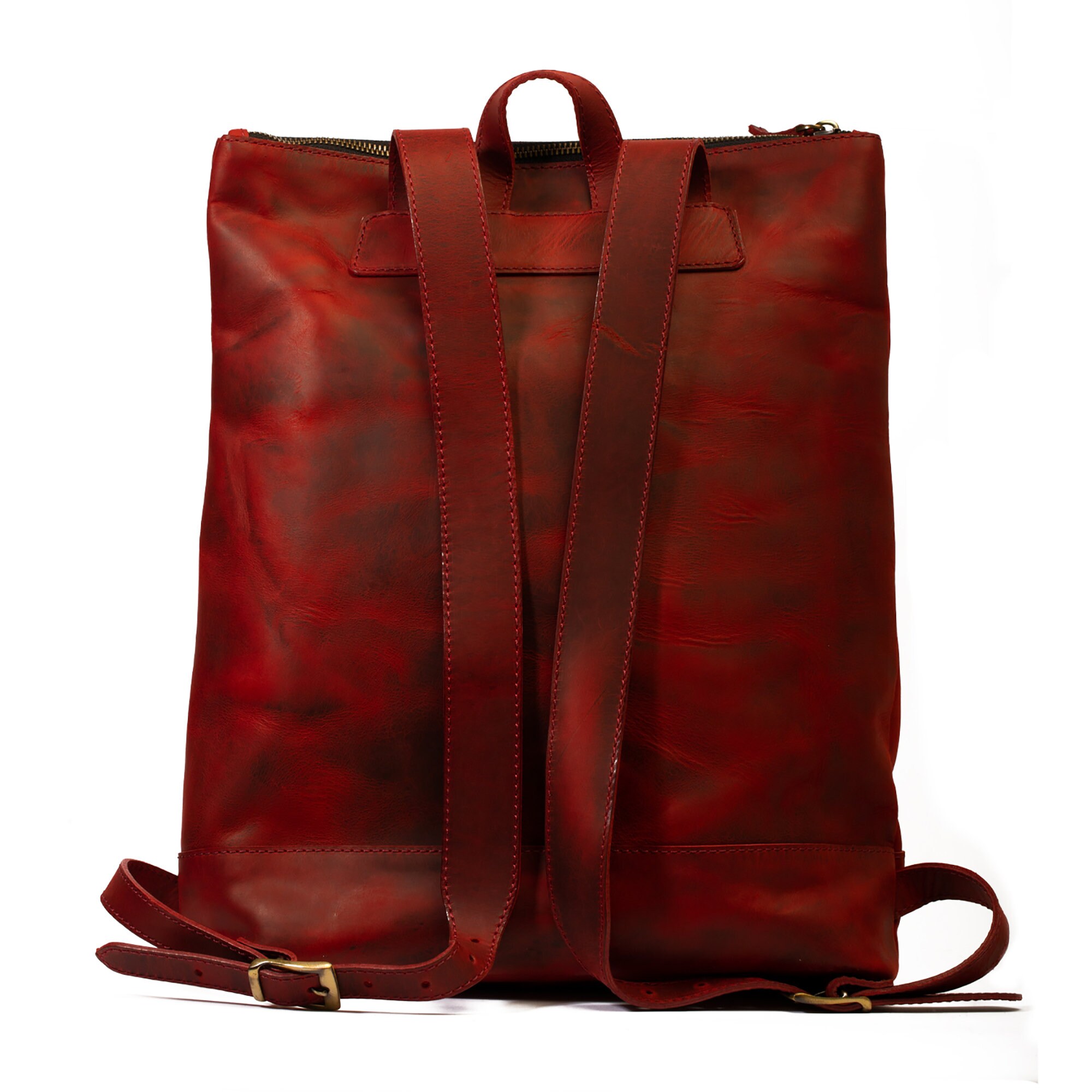 Leather backpack leather rucksack backpack laptop backpack | Etsy