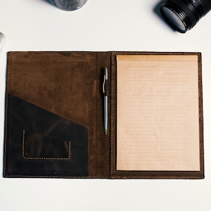 Leather Notebook Cover Leather notebook cover Notebook organizer Journals Cover Leather Organizer Leather Notebook Case Handmade