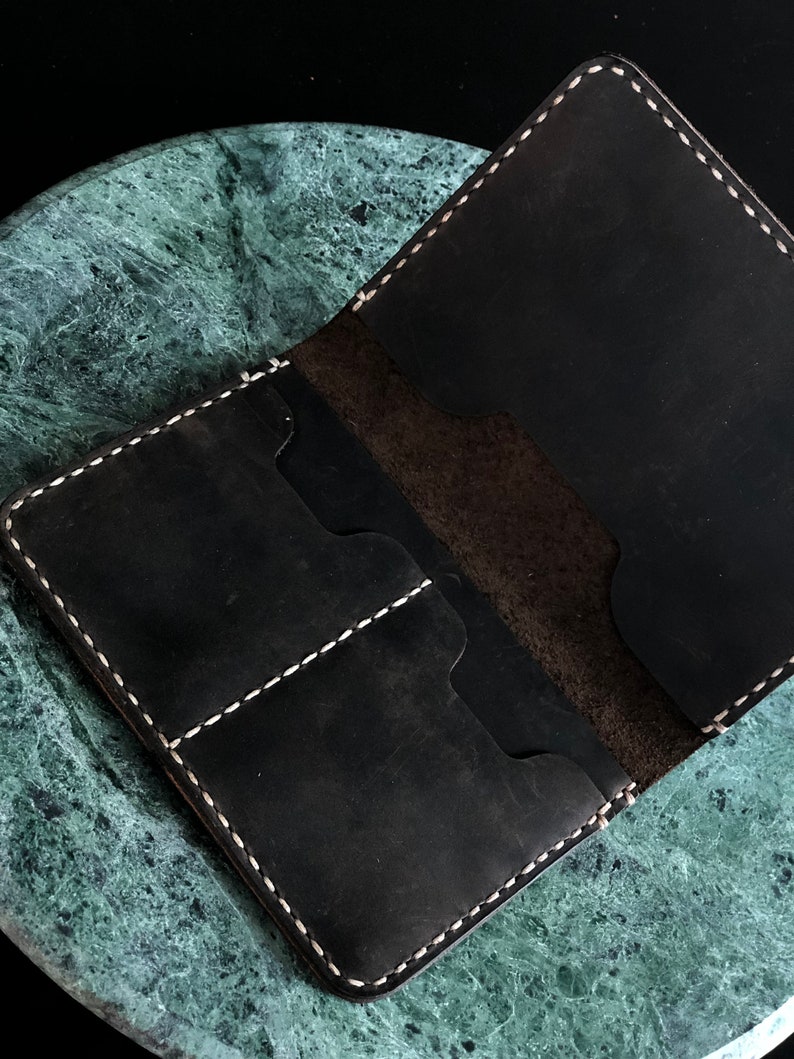 Leather Passport Holder Leather Travel Wallet Distressed Etsy