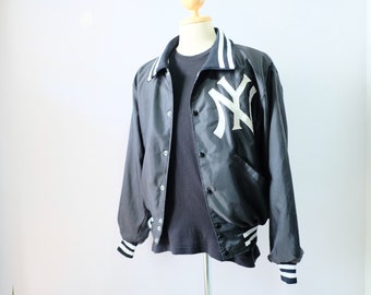 starter yankees satin jacket