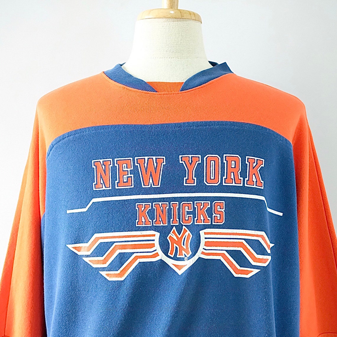 Vintage New York Knicks NBA Basketball Sweatshirt size L Etsy