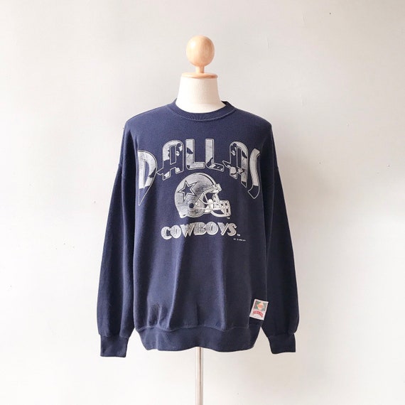 Maillot de football USA bleu marine imprimé Cowboys Vintage Maillot de football USA bleu marine imprimé Cowboys Vintage