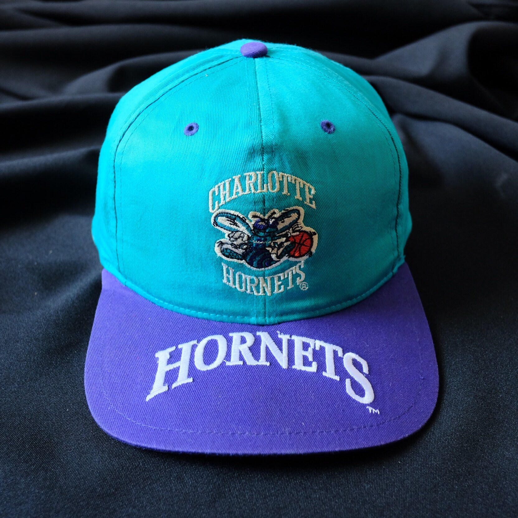 90s Charlotte Hornets Snapback NBA Hat 