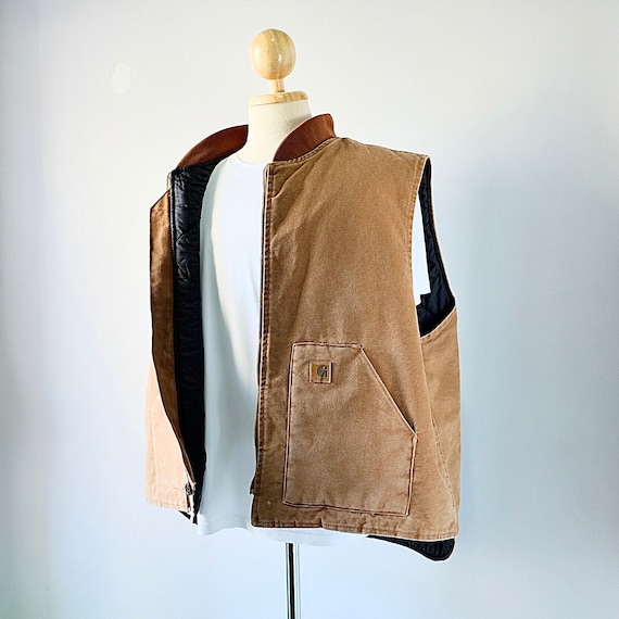 90s Carhartt Workwear Vest (size 3XL)