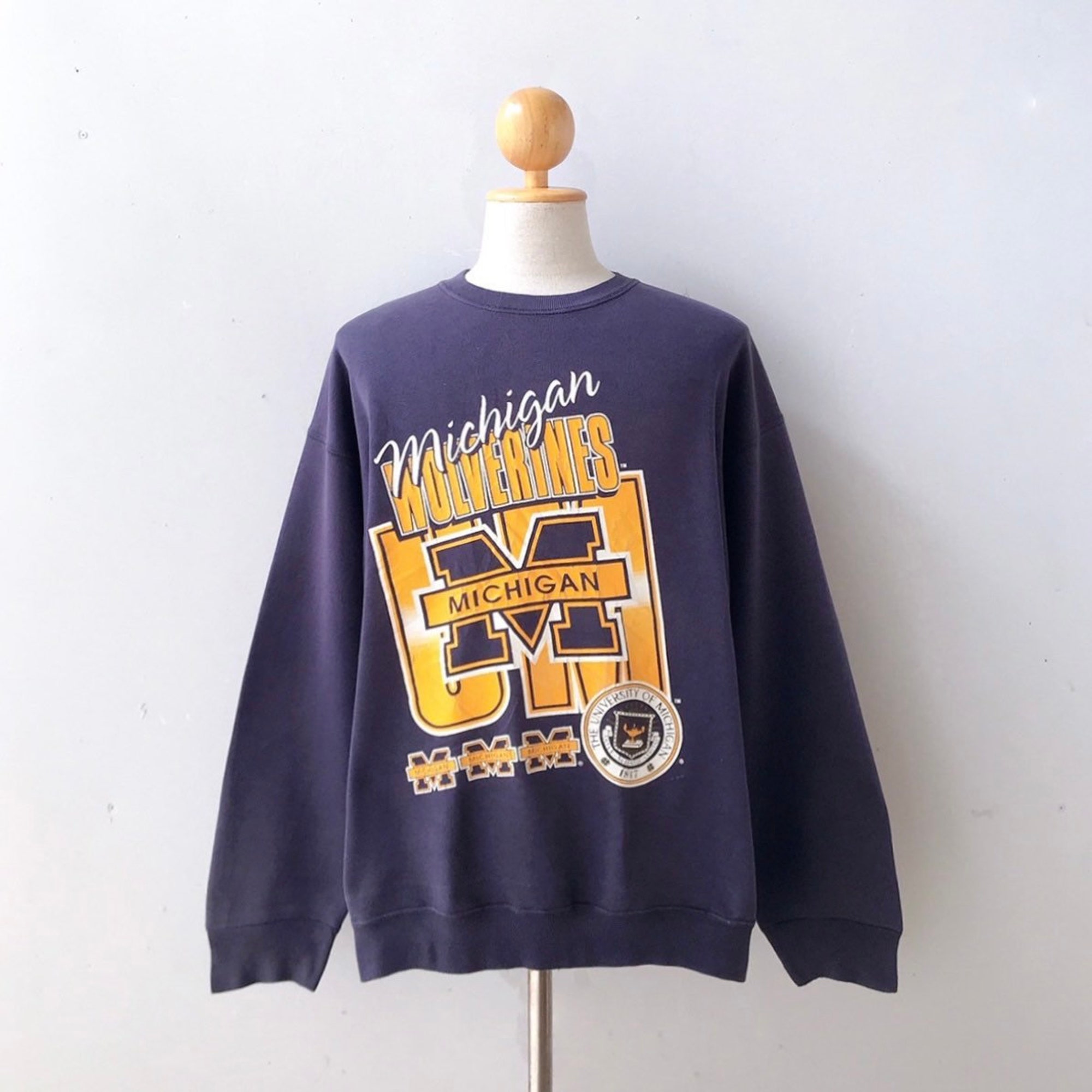 Discover 90s University Of Michigan Sweatshirt
