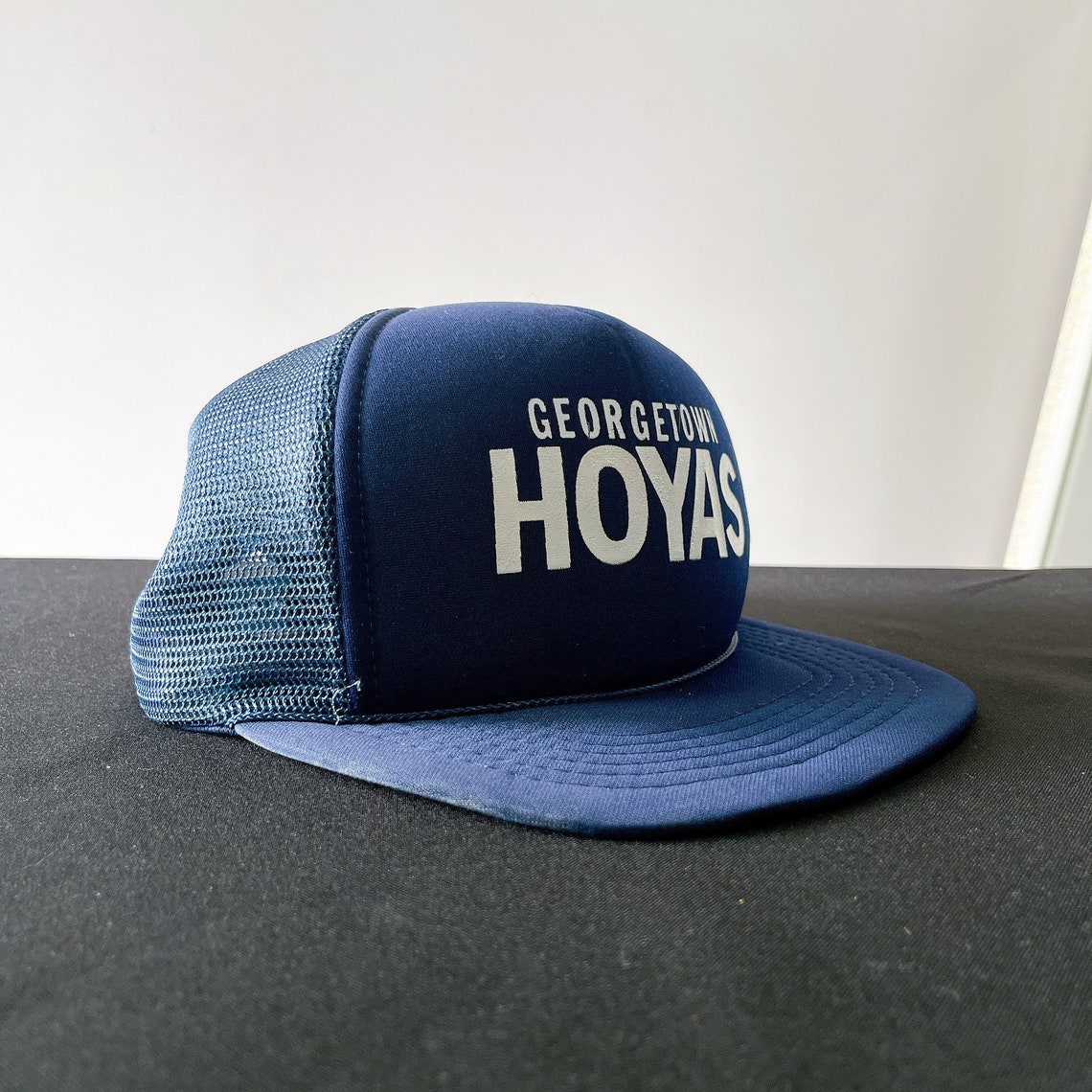 90s Hoyas University Bulldogs SnapBack Hat Cap Etsy