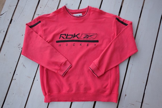 reebok red sweatshirt