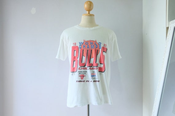 Vintage Chicago Bulls 1993 Champ NBA Basketball T-