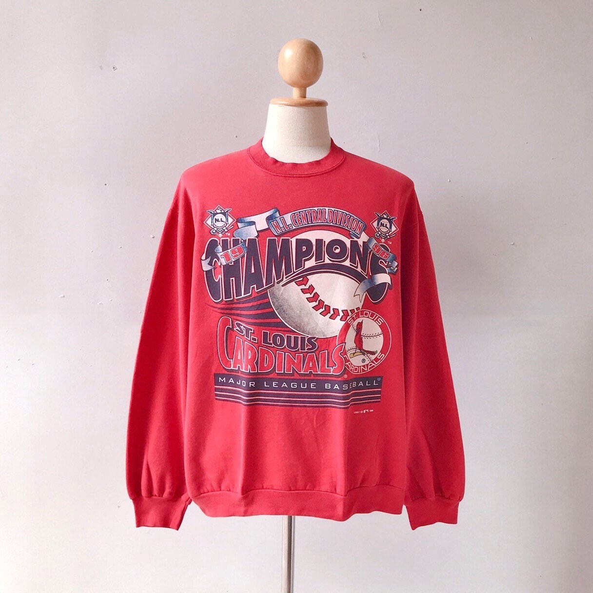 90s St.louis Cardinals Champions MLB Baseball Sweatshirt - España