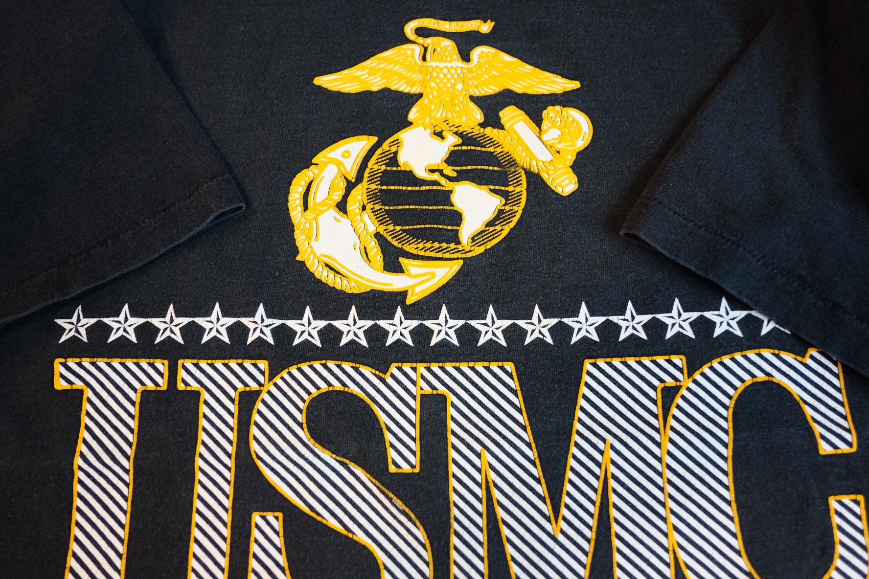 Vintage USMC T-shirt US Marine Corps Seal size L | Etsy