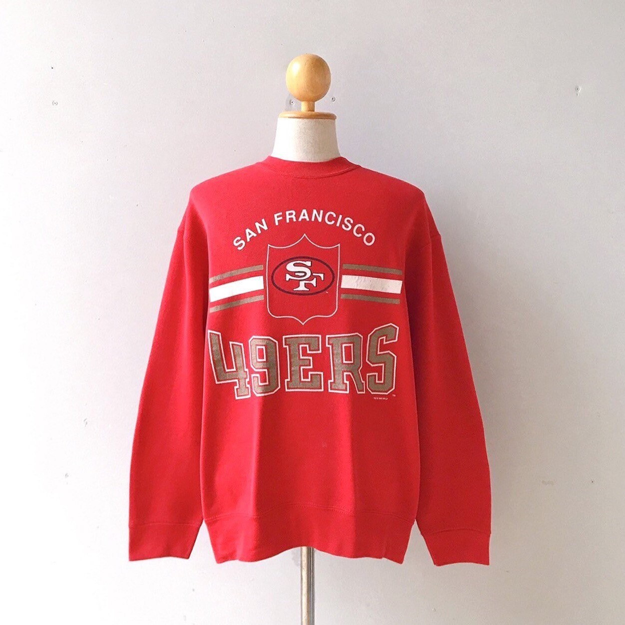 Flashbackstoreth 90s San Francisco 49ers NFL Football Sweatshirt (Size L)