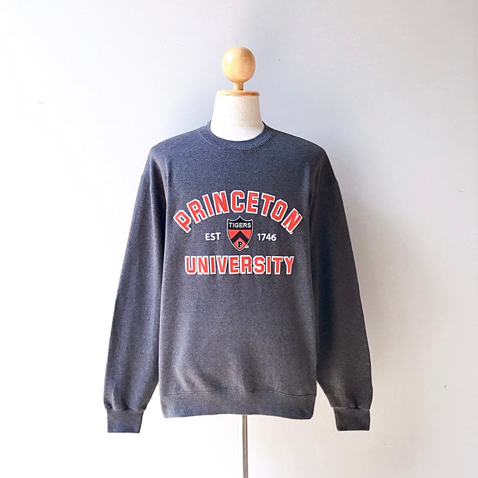 Vintage Princeton University Athletics Sweatshirt size L Etsy