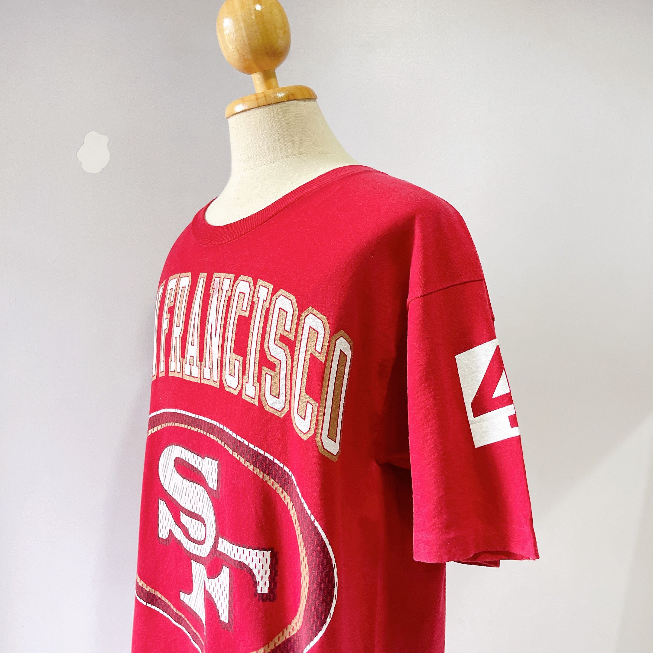 90s San Francisco 49ers NFL Football T-shirt size L - Etsy