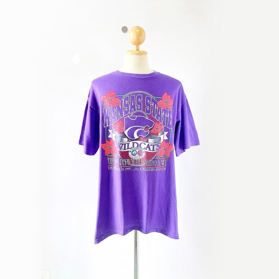90s Kansas State University Wildcats KSU T-shirt size XL | Etsy