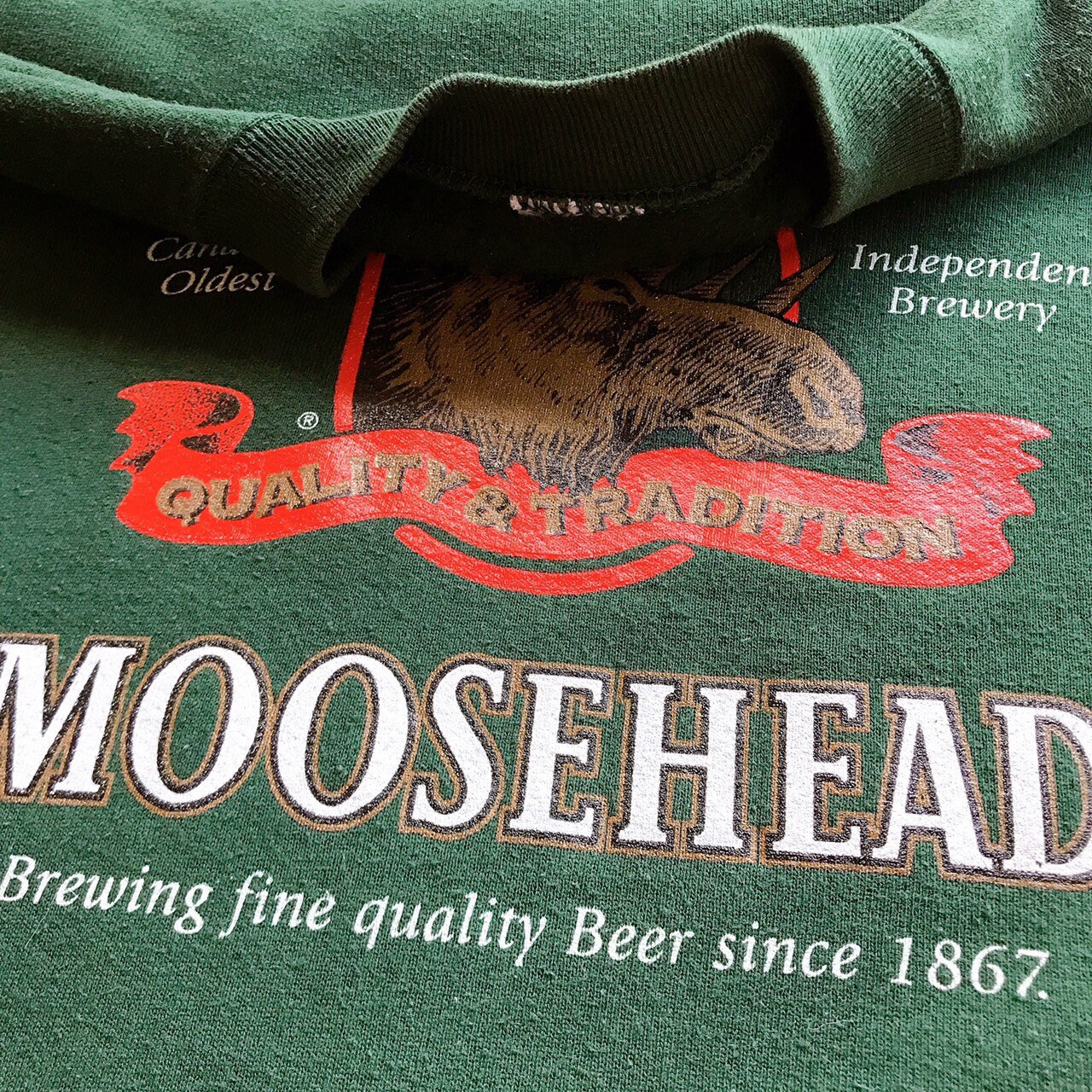 Vintage Moosehead Beer Sweatshirt size XL Etsy
