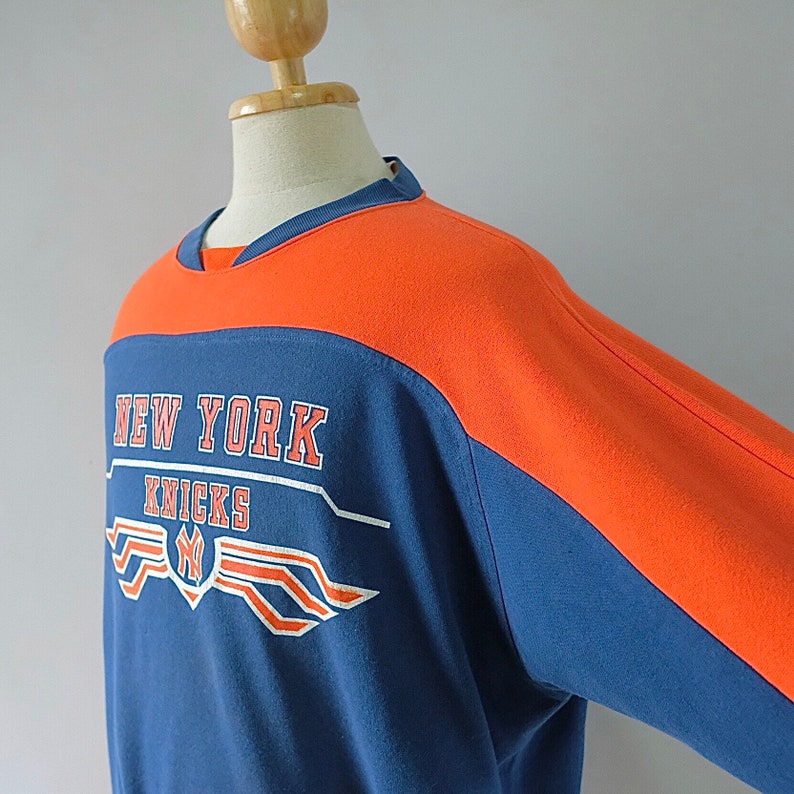 Vintage New York Knicks NBA Basketball Sweatshirt size L Etsy