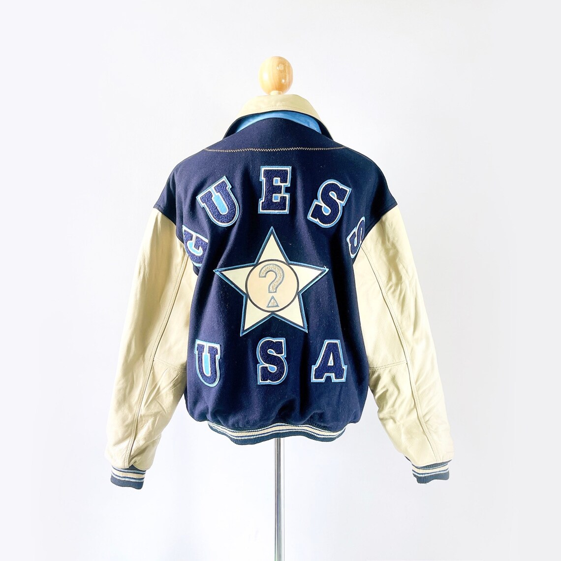 Vintage Guess Athletic Outerwear Varsity Jacket size L Etsy