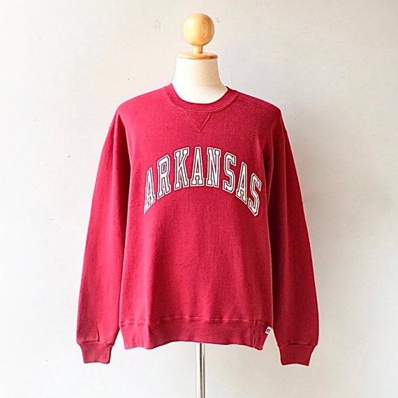 arkansas razorbacks crewneck sweatshirt