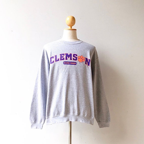 vintage clemson sweatshirt