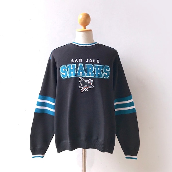 90s San Jose Sharks NHL Hockey Sweatshirt (size M)