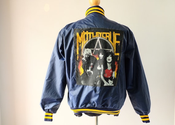 Vintage Motley Crue Brand Bomber Jacket (size M)
