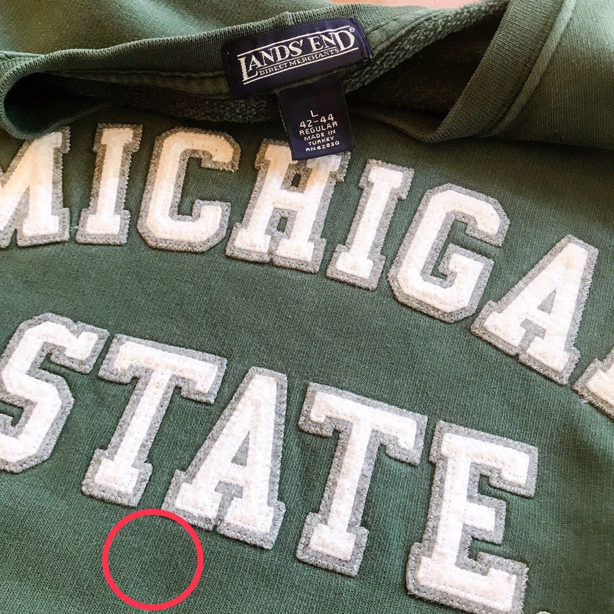 Vintage Michigan State University Spartan Sweatshirt