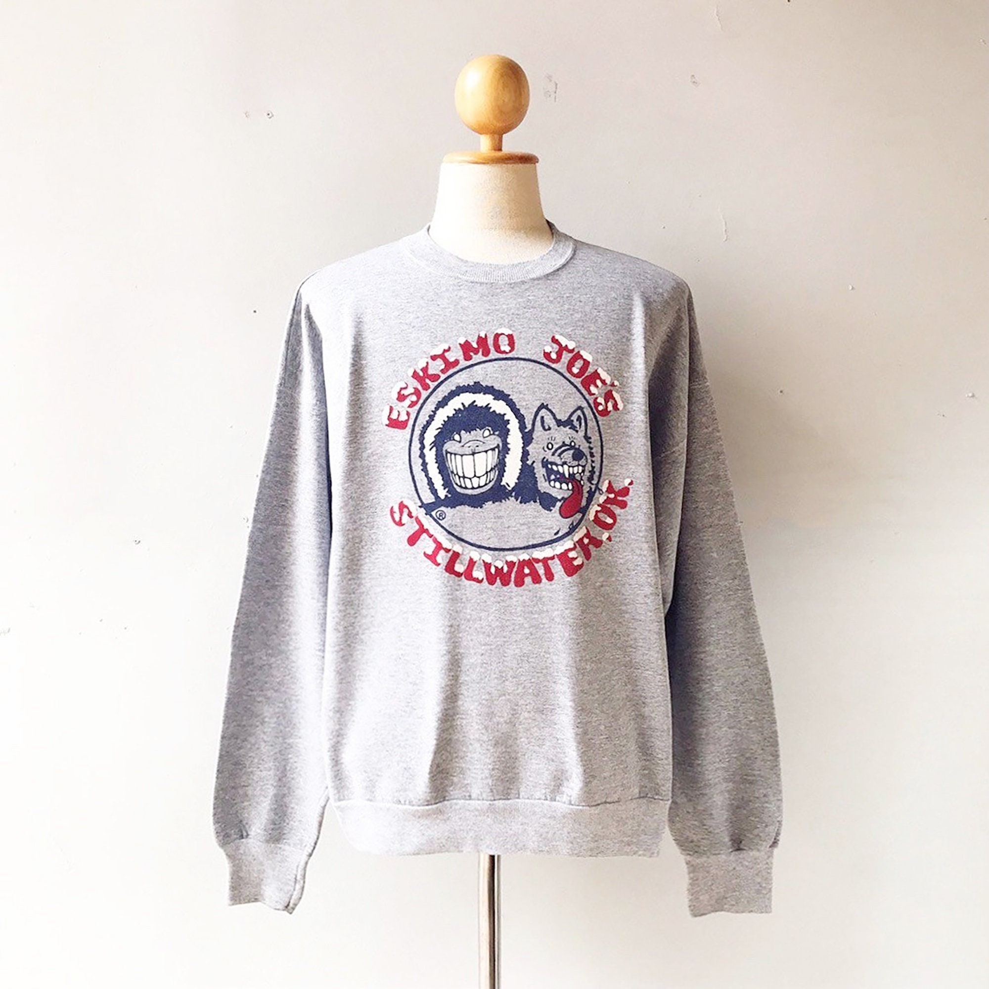 Vintage Eskimo Joes Stillwater Oklahoma Sweatshirt size XL Etsy