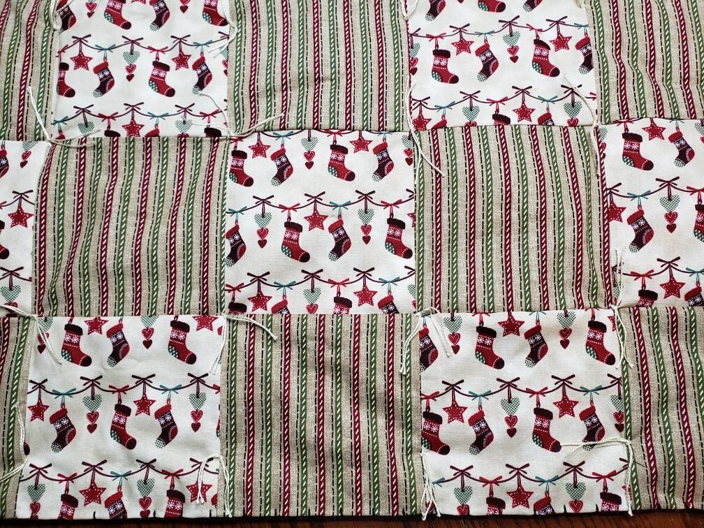 Country Primitive Christmas Table Runner Reg 25 Etsy